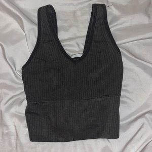 Grey Crop top